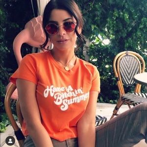 New WILDFOX Have A Bitchin Summer Cropped Tee